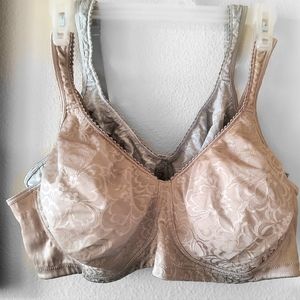 44C - 2 Playtex 18 Hour Bras